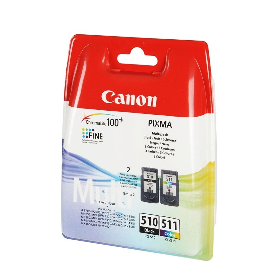 Canon PG-510/CL-511 NOIR/COULEUR n°1