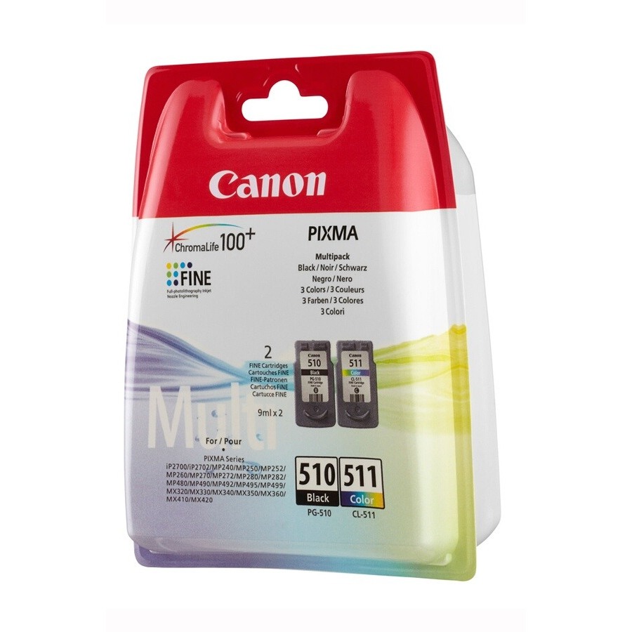 Canon PG-510/CL-511 NOIR/COULEUR n°2