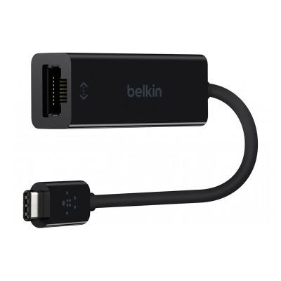 Belkin Adaptateur USB C vers RJ45 femelle. Noir