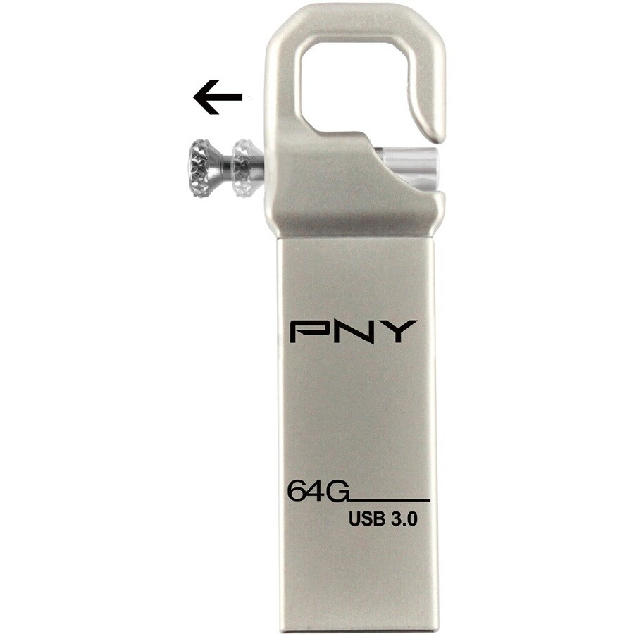 Pny Clé USB 3.0 Hook Attaché, 64 Go n°2