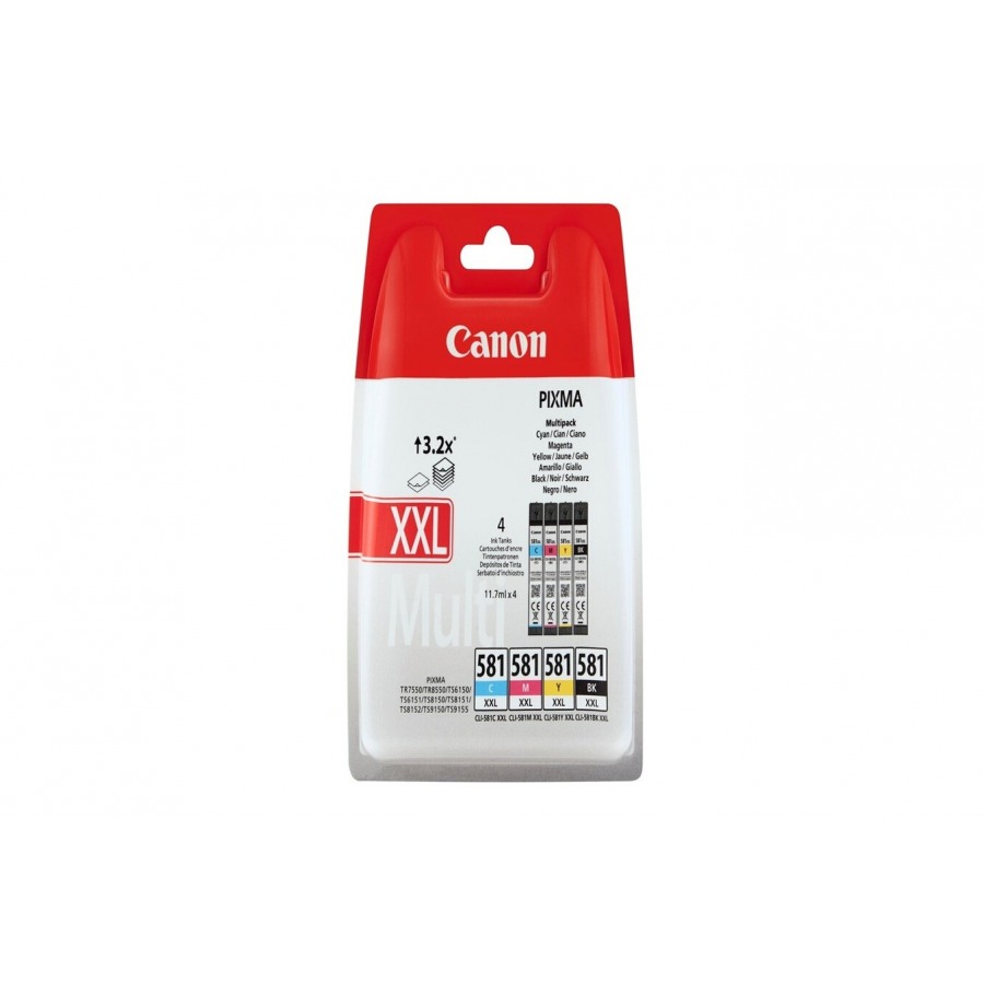 Canon CLI-581XXL C/M/Y/BK
