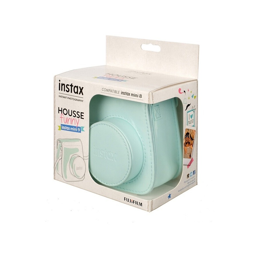 Fuji Housse de protection Bleu Givré pour Instax Mini 9 n°4