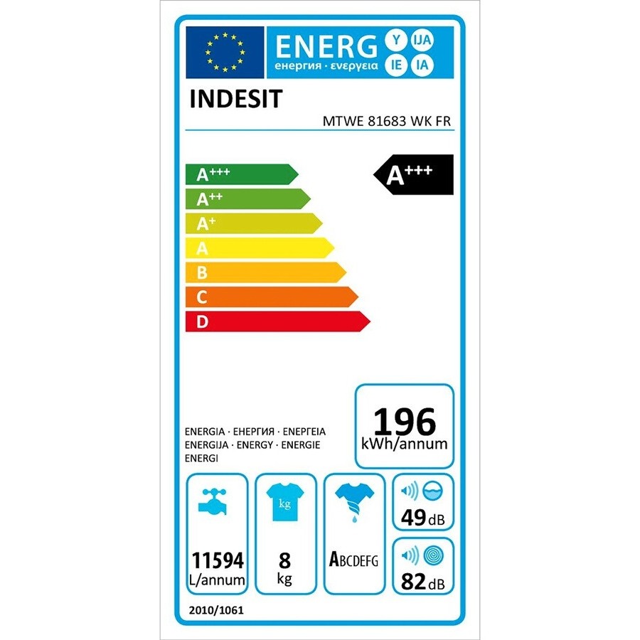 Indesit MTWE81683WKFR n°6