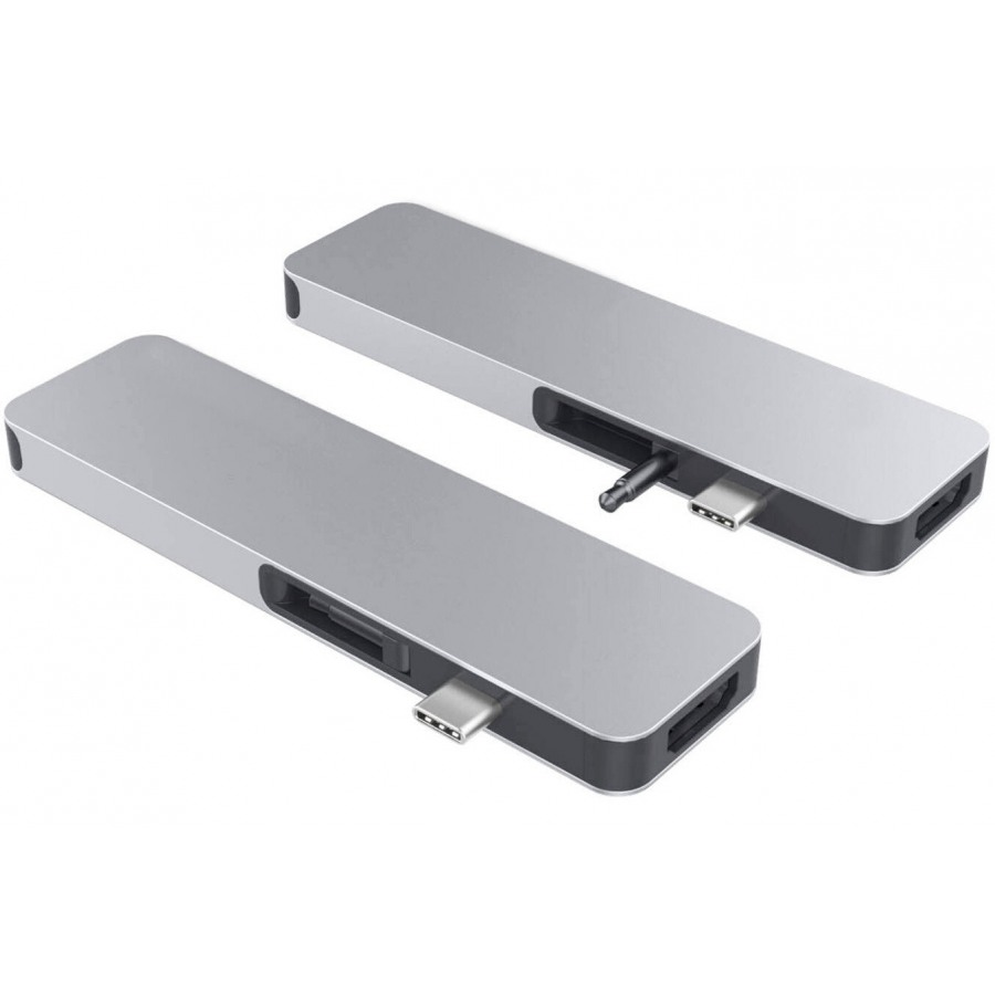 Hyperdrive GN21D - 7-Port USB Type-C Hub - Argent n°1