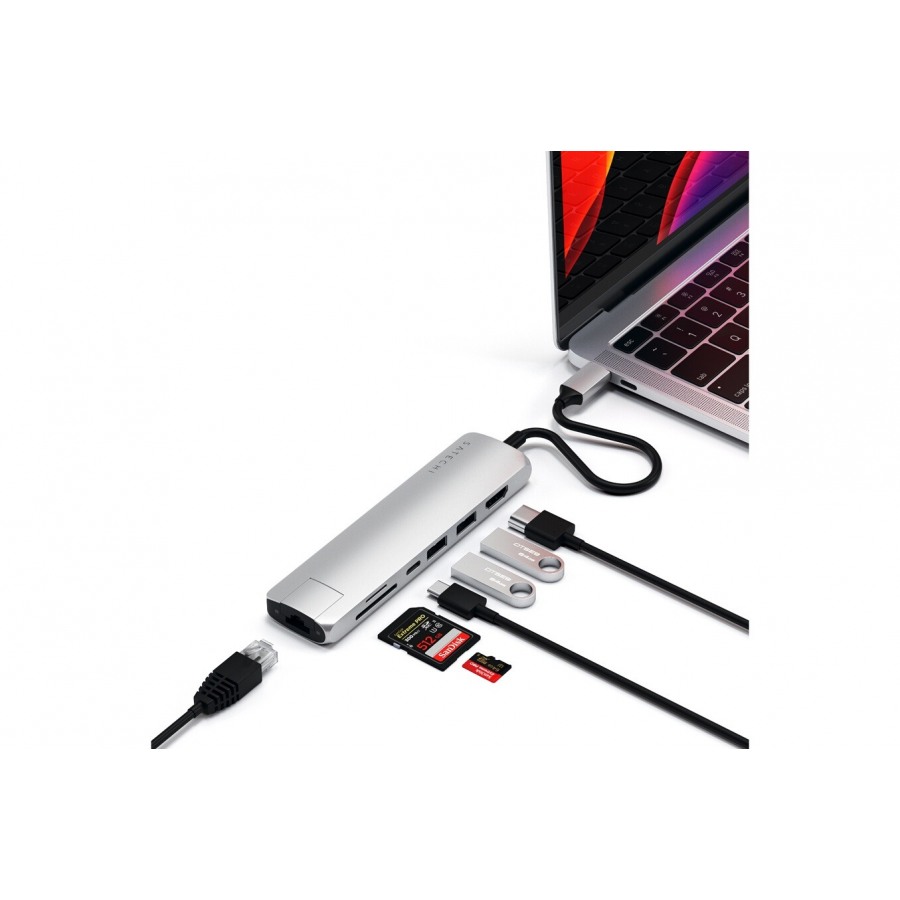 Satechi HUB USB C 7 EN 1 SILVER n°6