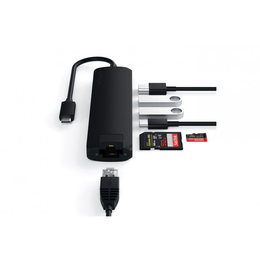 Satechi HUB USB C 7 EN 1 NOIR n°5