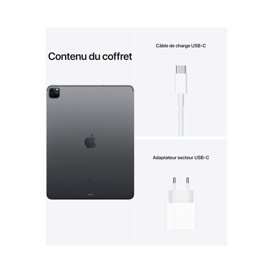 Apple NOUVEL IPAD PRO 12,9 M1 256GO GRIS SIDERAL WI-FI CELLULAR n°9
