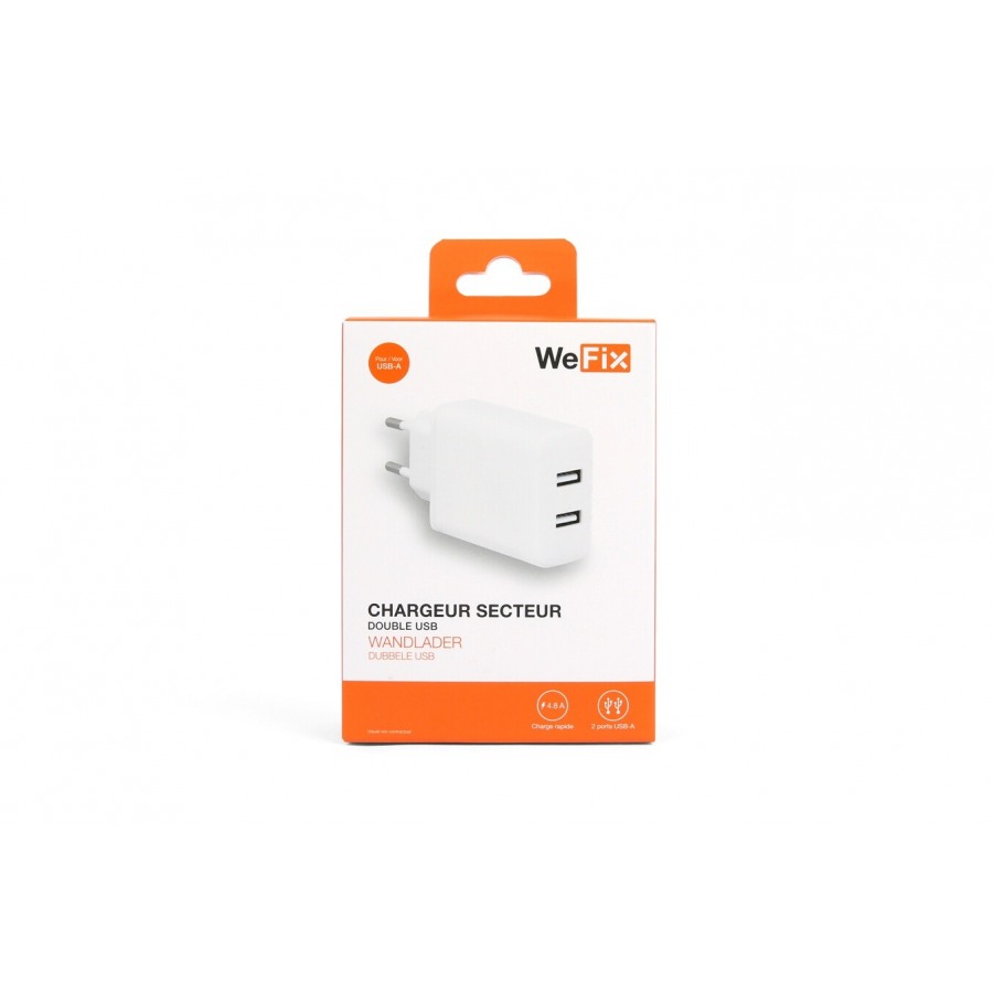 Wefix CHARGEUR SECTEUR 2 X USB A 4,8 A n°1