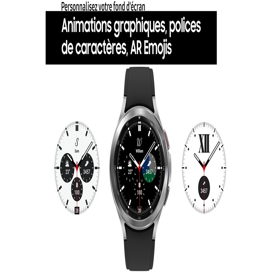 Samsung Watch 4 Classic Argent Version Bluetooth 46mm n°11