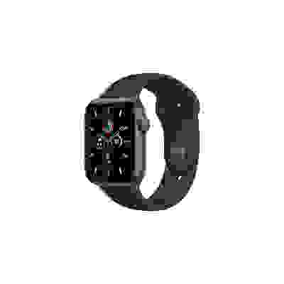Apple Watch SE GPS, 44mm boitier aluminium gris sidéral avec bracelet sport noir