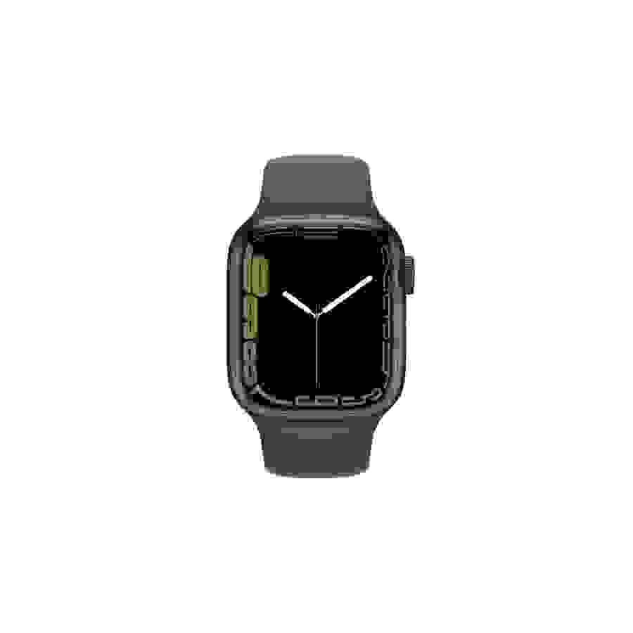 Apple Watch Series 7 GPS, boîtier Aluminium Vert 41mm avec Bracelet Sport Trèfle n°2