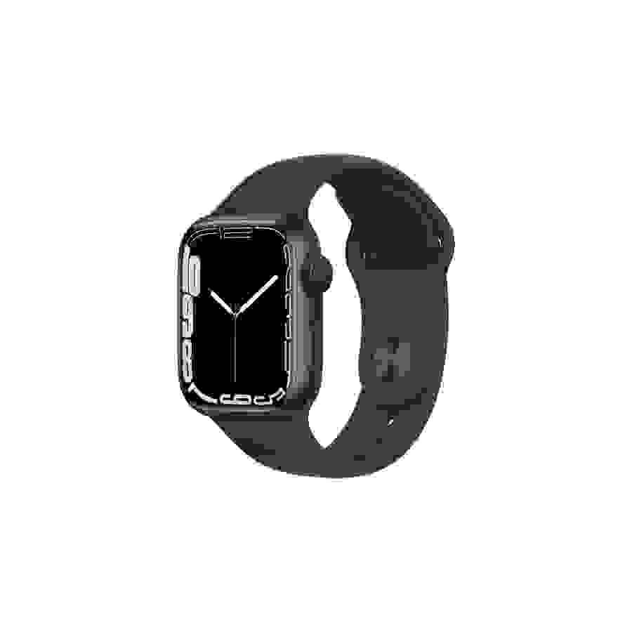 Apple Watch Series 7 GPS, boîtier Aluminium Minuit 41mm avec Bracelet Sport Minuit n°1