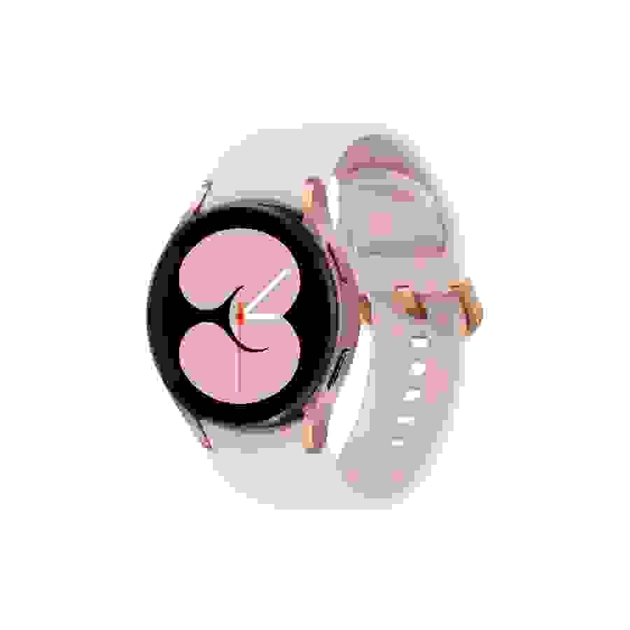 Samsung Pack Montre connectee Samsung Galaxy Watch4 40mm Or Rose Version BT + Bracelet cuir rose n°4