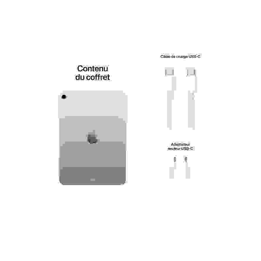 Apple IPAD AIR 10,9" PUCE APPLE M1 64 GO MAUVE Wi-Fi 5EME GENERATION 2022 n°5