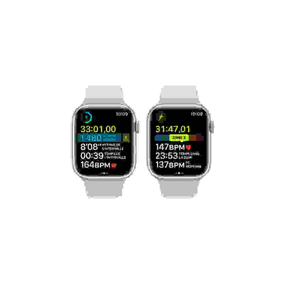Apple Watch Series 8 GPS, boîtier aluminium Lumiere Stellaire 45 mm avec Bracelet Lumiere Stellaire n°7