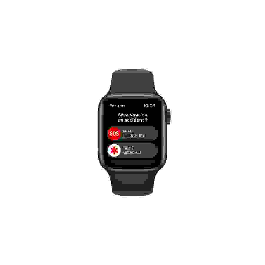 Apple Watch SE GPS 2eme generation, boîtier alumininium Minuit 40mm Bracelet Sport Minuit n°6