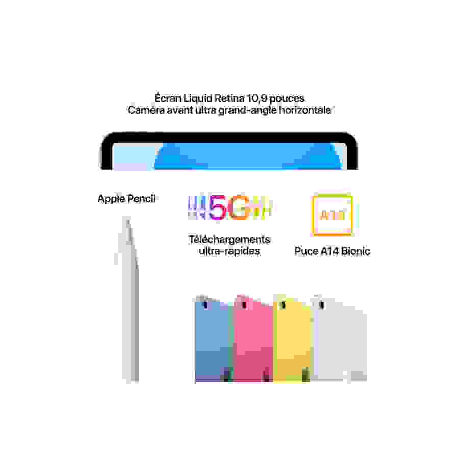 Apple IPAD 10,9" 64GO ARGENT 5G 10eme GEN Fin 2022 n°5