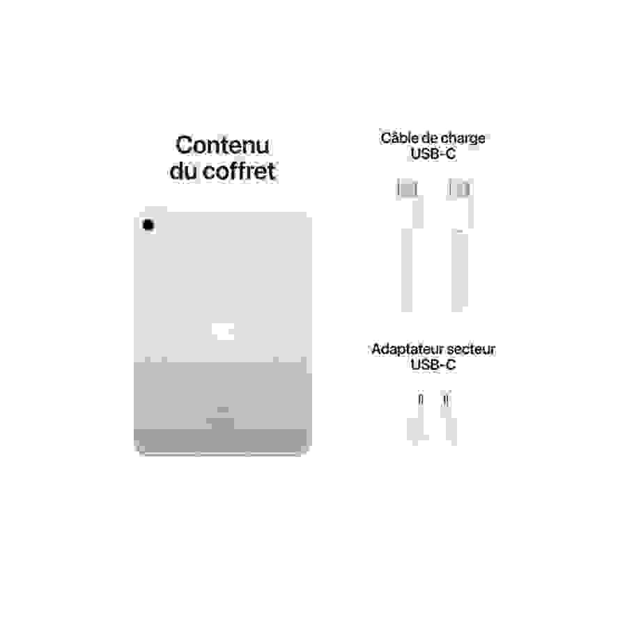 Apple IPAD 10,9" 64GO ARGENT 5G 10eme GEN Fin 2022 n°8