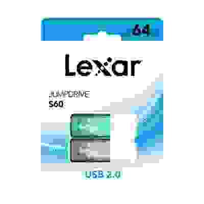 Lexar Pack 2 Cles Usb2 Jumpdrive 64Go S60