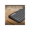 Logitech Pebble Keys 2 K380s clavier sans fil Bluetooth multidispositif - Graphite