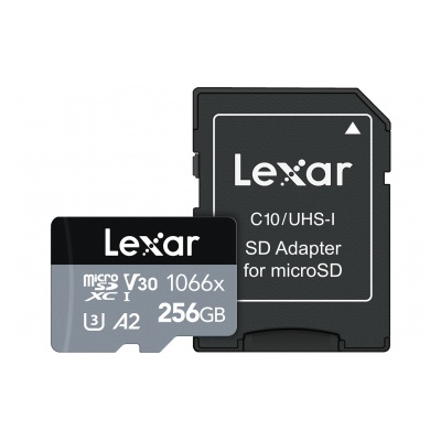 Lexar Microsdxc 256Go 1066x + Adaptateur SD