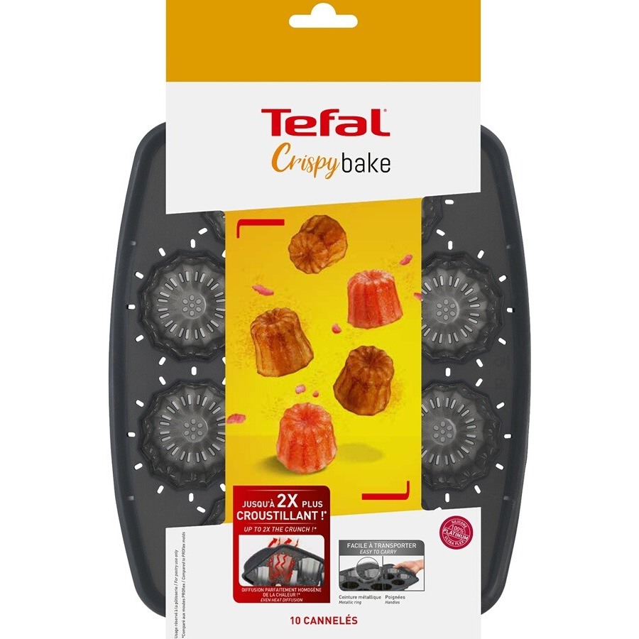 Tefal Crispybake Moule 12 mini muffins Noir 29 X 21 cm J4170214 :  : Cuisine et Maison
