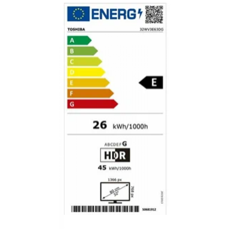TOSHIBA 32WV2E63DG n°4