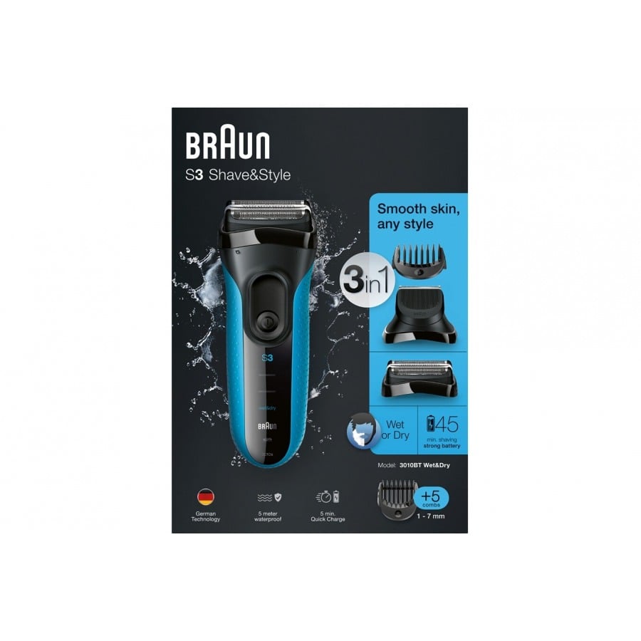 Braun SHAVE & STYLE BT WET & DRY 3010 SERIES 3 n°5